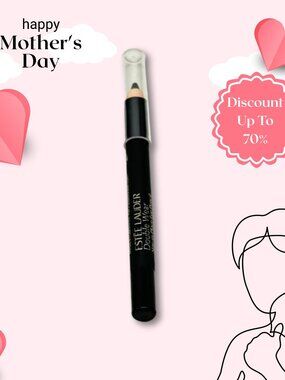 Estee Lauder Double Wear 24H Waterproof Gel Eye Pencil #01 Onyx .028 oz -Black